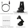 GPS Poids Lourd NaviPro DVR - 9 Pouces - GPS pour Camion Bus Voiture - Caméra de Route intégrée – Dashcam HD- Europe 48 Pays - A