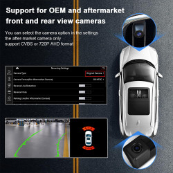 Écran pemp linux pour bmw série 3 f30 x1 f48 2017-2019 evo id6, prise en charge de carplay et android auto sans fil à l'aide de 