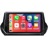 Roverone autoradio carplay pour peugeot 2008 208 2019 2020 2021 2022 android auto écran tactile bleutooth wifi radio player