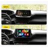 Roverone autoradio carplay pour peugeot 2008 208 2019 2020 2021 2022 android auto écran tactile bleutooth wifi radio player