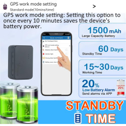 4G Mini Tracker GPS 50 Jours en Mode Veille Traceur GPS Espion Abonnement pour Utilisation Immédiate avec Aimant Localisateur Su