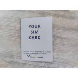 Carte SIM pour Traceur GPS Winnes TK905 TK913 TK918 TK901 TK905B, Réseau 4G LTE / 3G / 2G / GSM, Données Uniquement à Partir de 