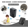 Traceur Winnes Enfant Mini avec Micro GPS pour Voiture Moto Vélo Valise - Suivi en Temps Réel Antivol avec Batterie 1500mAh, Mag