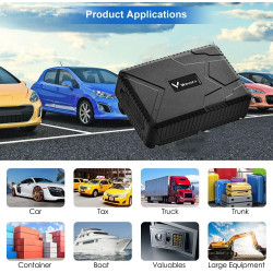 4G Traceur GPS Voiture avec Micro 10000mah Tracker GPS 120 Jours en Veille Traceur Temps réel Traqueur GPS APP Gratuite avec His