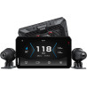 CHIGEE AIO-5 Evo Motorcycle Smart Riding System, Wireless CarPlay & Android Auto, Dual 1080P Front & Rear Dash Cam, Blind Spot D