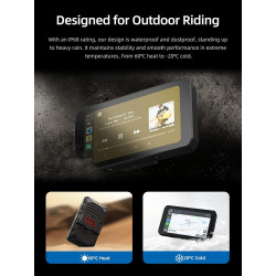 CHIGEE AIO-5 Play for BMW Motorcycles, 3-Pin Interface, Plug-and-Play Smart Display with Apple CarPlay & Android Auto, 60FPS, IP