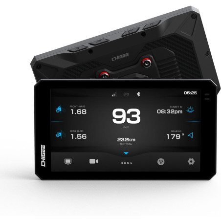 CHIGEE AIO-6 LTE 4G Motorcycle GPS Navigation with 6 inch Display, Smart Geo-Fence Security,SOS,2000nits,Motorcycle Moto Carplay
