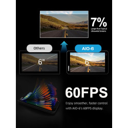 CHIGEE AIO-6 LTE 4G Motorcycle GPS Navigation with 6 inch Display, Smart Geo-Fence Security,SOS,2000nits,Motorcycle Moto Carplay