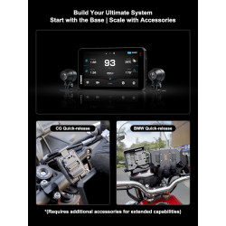 CHIGEE AIO-6 LTE 4G Motorcycle GPS Navigation with 6 inch Display, Smart Geo-Fence Security,SOS,2000nits,Motorcycle Moto Carplay
