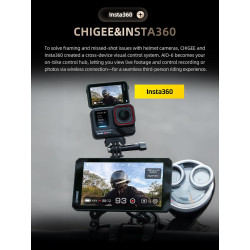 CHIGEE AIO-6 Max Motorcycle Moto Carplay Android Auto GPS Navigation System, 2000nits,STARVIS HDR 6" LCD, 60FPS,5G Wi-FI BT, IPX