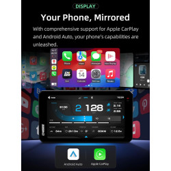 CHIGEE AIO-6 Max Motorcycle Moto Carplay Android Auto GPS Navigation System, 2000nits,STARVIS HDR 6" LCD, 60FPS,5G Wi-FI BT, IPX