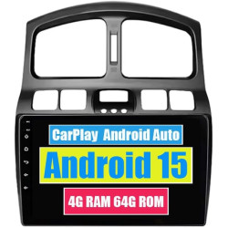 Roverone autoradio carplay autoradio autoradio pour hyundai santa fe santafe sm 2000-2006 pour jac rein 2007-2011 android auto é