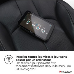 Tomtom GPS GO Navigator (6 Pouces, info trafic en Temps réel, essai du Service Alerte de Zones de Danger, Cartes du Monde, Mise 
