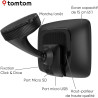 Tomtom GPS GO Navigator (6 Pouces, info trafic en Temps réel, essai du Service Alerte de Zones de Danger, Cartes du Monde, Mise 