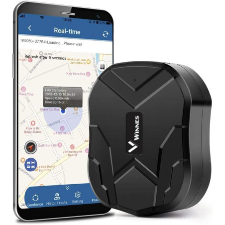 4G Tracker GPS Voitures TK905B Suivi en Temps Réel Magnetic Traceur GPS Longue Autonomie Batterie 10000mAh avec SMS et App Notif