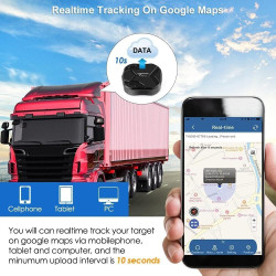 4G Tracker GPS Voitures TK905B Suivi en Temps Réel Magnetic Traceur GPS Longue Autonomie Batterie 10000mAh avec SMS et App Notif
