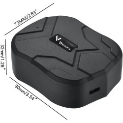 4G Tracker GPS Voitures TK905B Suivi en Temps Réel Magnetic Traceur GPS Longue Autonomie Batterie 10000mAh avec SMS et App Notif
