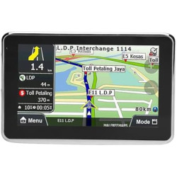 Yctze Navigateur GPS de Voiture Navigateur GPS Universel pour Voiture avec 5 Pouces DDR256M 8GB MP3 FM Carte Europe 1 (Noir)