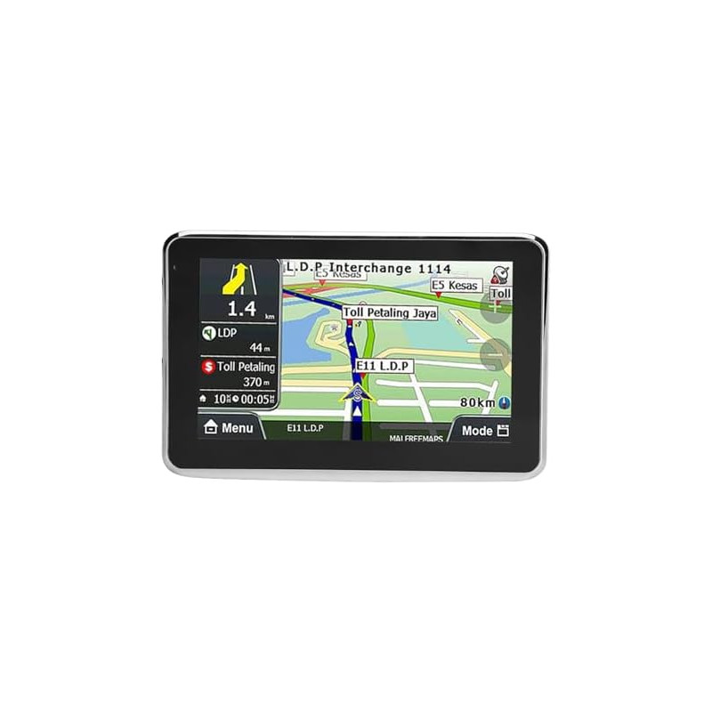 Yctze Navigateur GPS de Voiture Navigateur GPS Universel pour Voiture avec 5 Pouces DDR256M 8GB MP3 FM Carte Europe 1 (Noir)