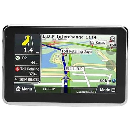 Yctze Navigateur GPS de Voiture Navigateur GPS Universel pour Voiture avec 5 Pouces DDR256M 8GB MP3 FM Carte Europe 1 (Noir)
