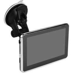 Yctze Navigateur GPS de Voiture Navigateur GPS Universel pour Voiture avec 5 Pouces DDR256M 8GB MP3 FM Carte Europe 1 (Noir)