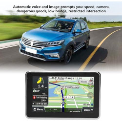 Yctze Navigateur GPS de Voiture Navigateur GPS Universel pour Voiture avec 5 Pouces DDR256M 8GB MP3 FM Carte Europe 1 (Noir)