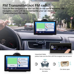 NEWFUN GPS Voiture,7 Pouce GPS Poids Lourds,Auto Navigation avec HD Écran Tactile,Multi-Languages Guidage Vocale 2025 Cartograph