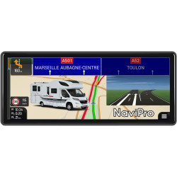GPS Camping Car 10 Pouces NaviPro Max GPS pour Camping-Car, Navigation Europe et Maroc, Aires de Camping, Mises à Jour Gratuites