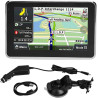 Navigation GPS, système d'écran Tactile GPS Navigator de 5 Pouces pour Voitures universelles avec Carte de l'europe 508, 256 Mo 