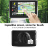 Navigation GPS, système d'écran Tactile GPS Navigator de 5 Pouces pour Voitures universelles avec Carte de l'europe 508, 256 Mo 