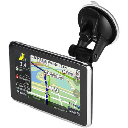 Navigation GPS, système d'écran Tactile GPS Navigator de 5 Pouces pour Voitures universelles avec Carte de l'europe 508, 256 Mo 