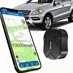 Traceur GPS Voiture avec Micro TK905B Tracker GPS sans Abonnement Positionnement en Temps Réel Localisateur d'alarmes Multiples 