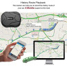 Traceur GPS Voiture avec Micro TK905B Tracker GPS sans Abonnement Positionnement en Temps Réel Localisateur d'alarmes Multiples 