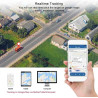 Traceur GPS Voiture avec Micro TK905B Tracker GPS sans Abonnement Positionnement en Temps Réel Localisateur d'alarmes Multiples 