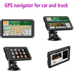 GPS Voiture, Grand écran Tactile de 5 Pouces, Carte de l'europe 2025, Informations routières, mises à Jour gratuites, Voix réell