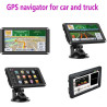 GPS Voiture, Grand écran Tactile de 5 Pouces, Carte de l'europe 2025, Informations routières, mises à Jour gratuites, Voix réell