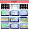 GPS Voiture, Grand écran Tactile de 5 Pouces, Carte de l'europe 2025, Informations routières, mises à Jour gratuites, Voix réell