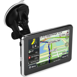 Navigateur de Voiture à écran Tactile, Navigation GPS de Voiture Professionnelle 5 Pouces pour Camping-car de Camion de Voiture