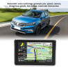 Navigateur de Voiture à écran Tactile, Navigation GPS de Voiture Professionnelle 5 Pouces pour Camping-car de Camion de Voiture