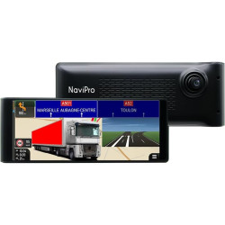 GPS Poids Lourd 7 Pouces NaviPro Assist GPS pour Camion, Bus, Voiture, Europe 48 Pays, Caméra de Route Intégrée, Dashcam HD, Mis