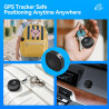 LNCOON Tracker GPS Personnel pour Enfants, Personnes âgées et Chiens, Sac à Dos, Mini Traceur GPS Portable pour Voiture avec San