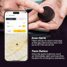 LNCOON Tracker GPS Personnel pour Enfants, Personnes âgées et Chiens, Sac à Dos, Mini Traceur GPS Portable pour Voiture avec San