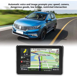 Navigateur de voiture à écran tactile de 5 pouces Navigation GPS universelle DDR256M 8G MP3 FM Europe carte 508 pour pièces de r