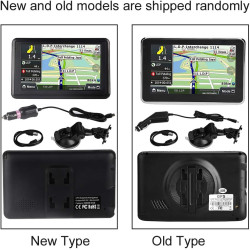 Navigateur de voiture à écran tactile de 5 pouces Navigation GPS universelle DDR256M 8G MP3 FM Europe carte 508 pour pièces de r