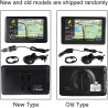 Navigateur de voiture à écran tactile de 5 pouces Navigation GPS universelle DDR256M 8G MP3 FM Europe carte 508 pour pièces de r