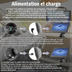 Riloer Kit de Navigation GPS Universel pour Voiture, Camion, caravanes, Poids Lourd, Camping-Car, écran 7" avec Support et émett