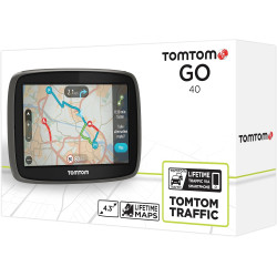 TomTom GO 40 (4.3 Pouces) Europe 48 Cartographie et Trafic à Vie (1FC4.002.01)