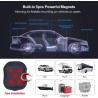 Tracker GPS Winnes Traceur GPS Voiture 4G LTE Distance Illimitée Suivi en Temps Réel Distance Infinie Aimant Intégré Étanche Gér