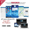 Tracker GPS Winnes Traceur GPS Voiture 4G LTE Distance Illimitée Suivi en Temps Réel Distance Infinie Aimant Intégré Étanche Gér