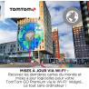 TomTom GPS Voiture GO Premium, 5 Pouces, Info Trafic, Alertes de Zones de Danger, Cartes Monde, Mise à Jour via WiFi, Appels mai